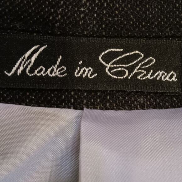 Jean-Paul Germain Men's windowpane plaid double breasted wool sport coat - Picture 3 of 6